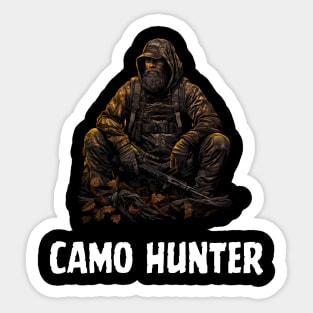 camo hunting Sticker